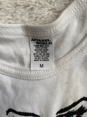 White Centerfold's Cropped Tank Top