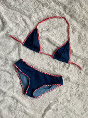 Red, White & Blue Bikini from Magazine Appearance