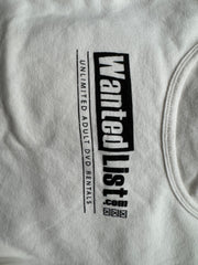 White Wanted List Cropped T-shirt w/Autographed Pictures