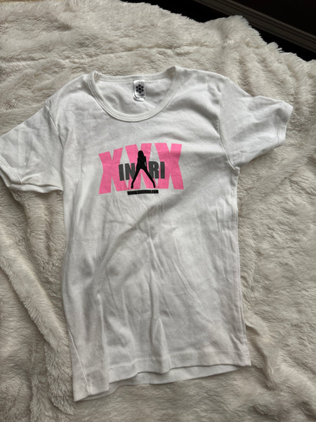 White Inari Vachs T-Shirt w/Autographed Photos