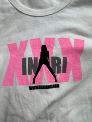 White Inari Vachs T-Shirt w/Autographed Photos