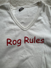 White Rog Reviews T-Shirt w/Autographed Photos