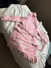 Pink Juicy Couture Robe from TV Appearance/ LiveStream w/Autographed Photos