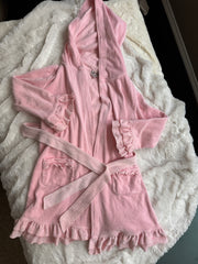 Pink Juicy Couture Robe from TV Appearance/ LiveStream w/Autographed Photos