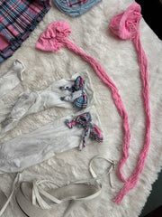 Pink, Blue, & White "School Girl" Feature Dancing Costume From Trashy Lingerie