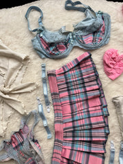 Pink, Blue, & White "School Girl" Feature Dancing Costume From Trashy Lingerie