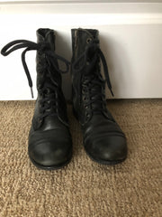 Black Steve Madden Boots from Multiple Photoshoots