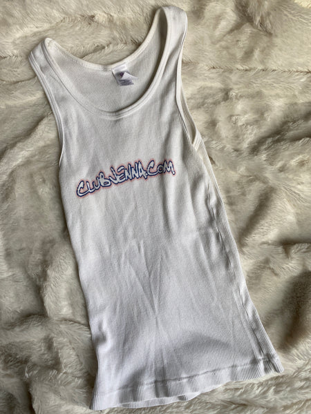 White "ClubJenna" Tank Top