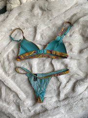 Multi-Colored Heels & Beaded Bikini from Glamour Photoshoot & Live-Stream