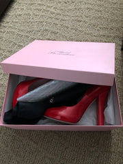 Red Agent Provocateur Pumps from Just Jenna