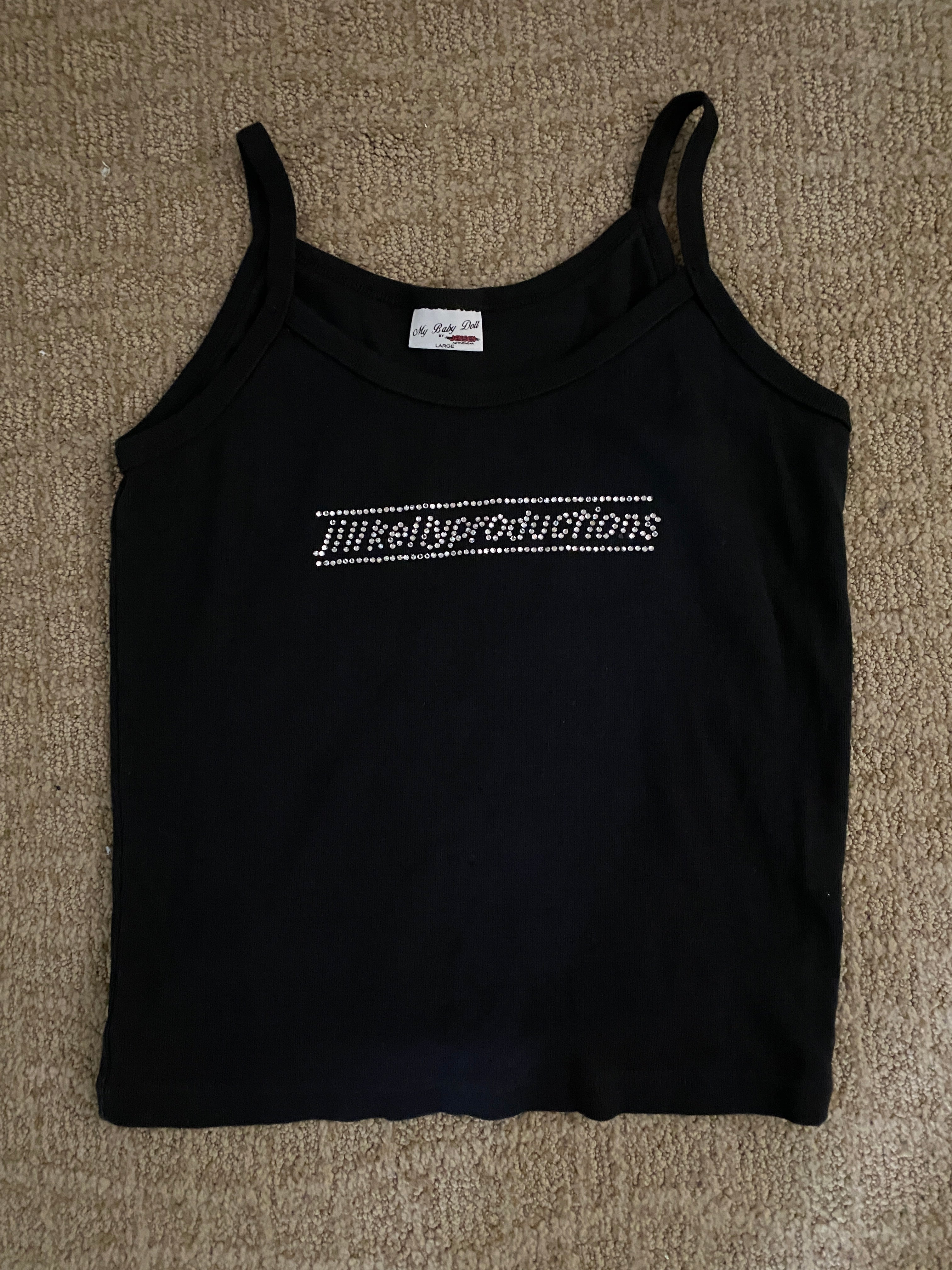 Black "JKP" Tank Top ~ Autographed