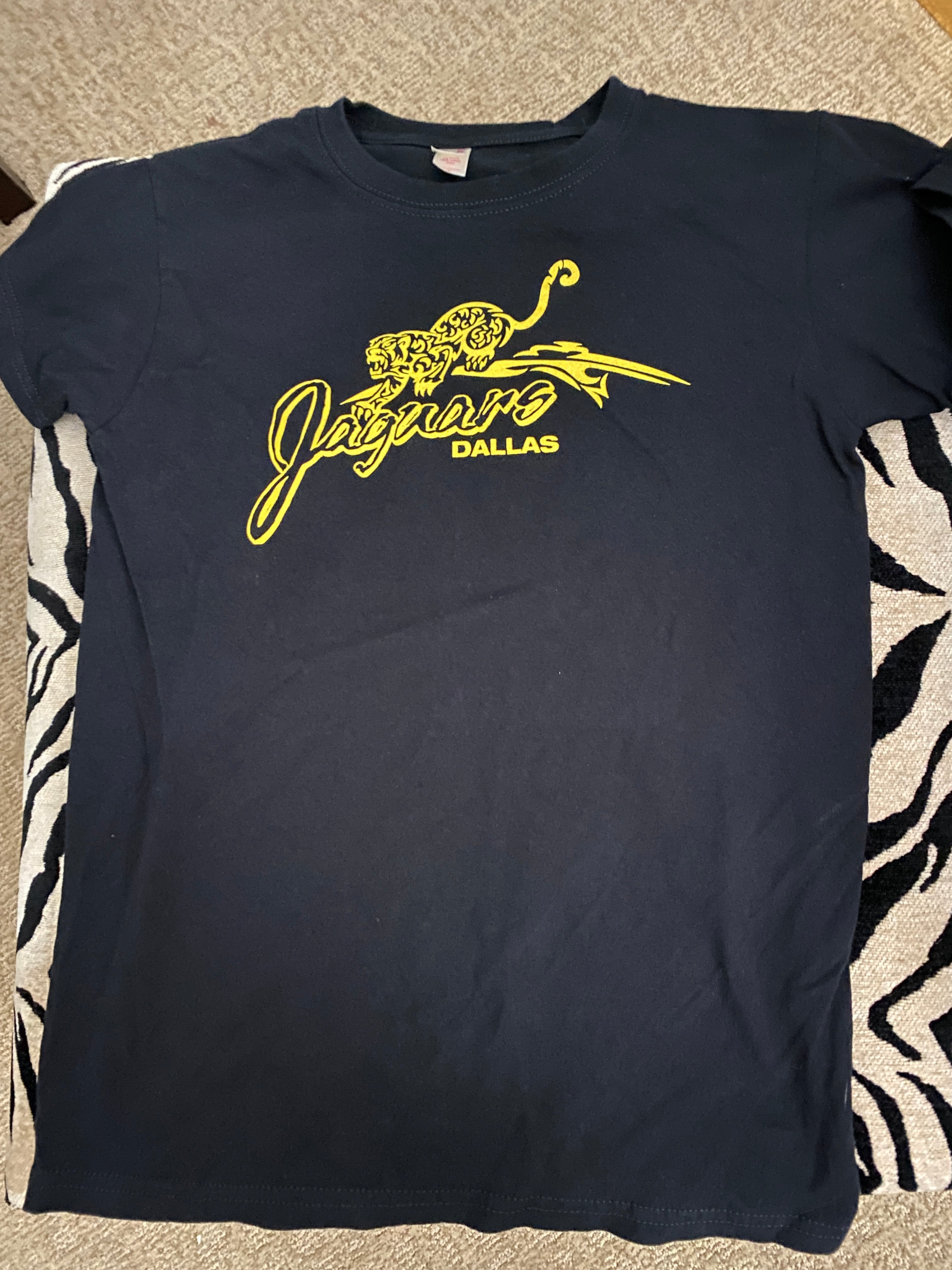 Black & Yellow "Jaguars" T-Shirt ~ Autographed
