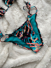 Dark Multi-Colored Bikini from Paparazzi Photos