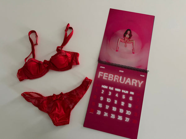 Autographed 2026 Calendar w/February Outfit