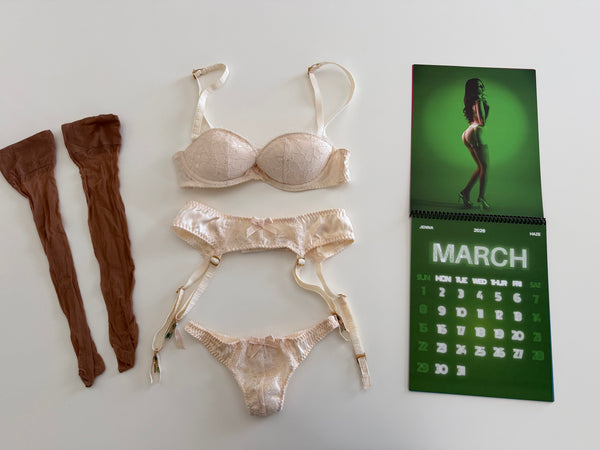 Autographed 2026 Calendar w/March Outfit