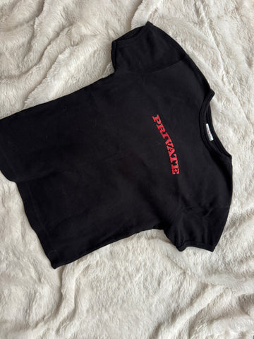 Black Private T-shirt ww/ Autographed Photos