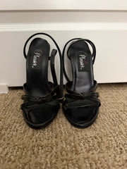 Pink & Black Satin Set w/Black Heels from Movie Appearance