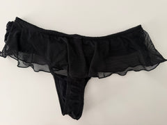 Black Rhinestone Sheer Set from Film Appearance
