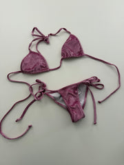 Iridescent Pink Bikini From Touring Photoshoot