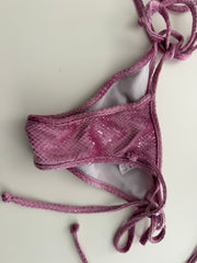 Iridescent Pink Bikini From Touring Photoshoot