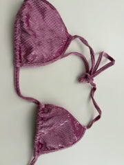 Iridescent Pink Bikini From Touring Photoshoot