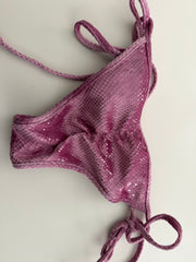Iridescent Pink Bikini From Touring Photoshoot