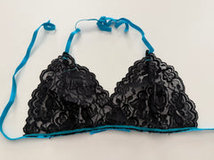 Black & Blue Lacy Set from Film Appearance