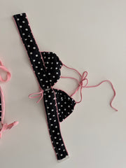 Polka Dot Trashy Lingerie Bikini & Heels from Film