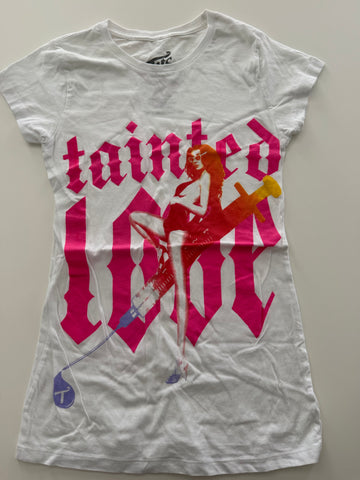 White & Pink Tits Brand T-shirt w/Autographed Pics