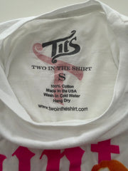 White & Pink Tits Brand T-shirt w/Autographed Pics