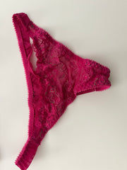 Hot Pink Lace Set from Two Films