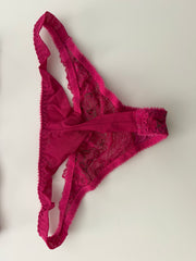 Hot Pink Lace Set from Two Films