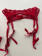 Red Lacy Set from Photoshoot