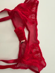 Red Lacy Set from Photoshoot