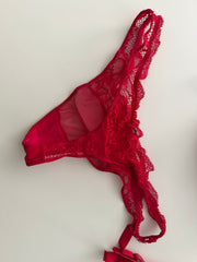 Red Lacy Set from Photoshoot