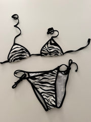 Black & White Zebra Bikini from Film Appearance