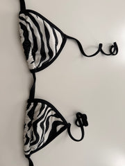 Black & White Zebra Bikini from Film Appearance