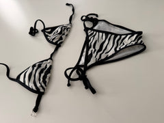 Black & White Zebra Bikini from Film Appearance