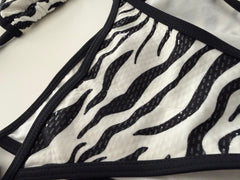 Black & White Zebra Bikini from Film Appearance