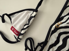 Black & White Zebra Bikini from Film Appearance