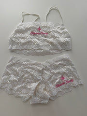 White Lace Chronic Candy Set from Early Photoshoot/Film