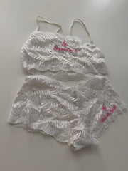 White Lace Chronic Candy Set from Early Photoshoot/Film