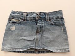 Pale Pink Set w/Denim Skirt from Internet Appearance