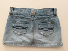 Pale Pink Set w/Denim Skirt from Internet Appearance
