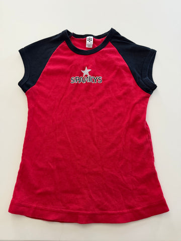 Red & Black Spanky's T-Shirt w/Autographed Pics