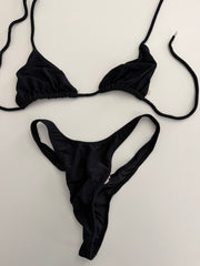 Black Bikini from Very Early Career Appearance