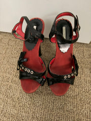 Red Two-Piece Set & Black Heels from Film Appearance