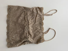 Beige/Tan Lacy Top From Internet Appearance