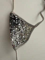 Silver Top & Heels from European Magazine Shoot