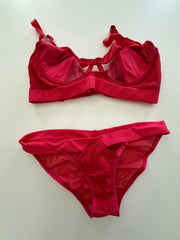 Hot Pink/Red 2-Piece Set From Instagram Photoshoot